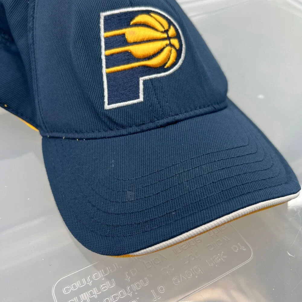 Adidas Indiana Pacers Hat Boys Blue Baseball Cap NBA Basketball Team‎ Child Size